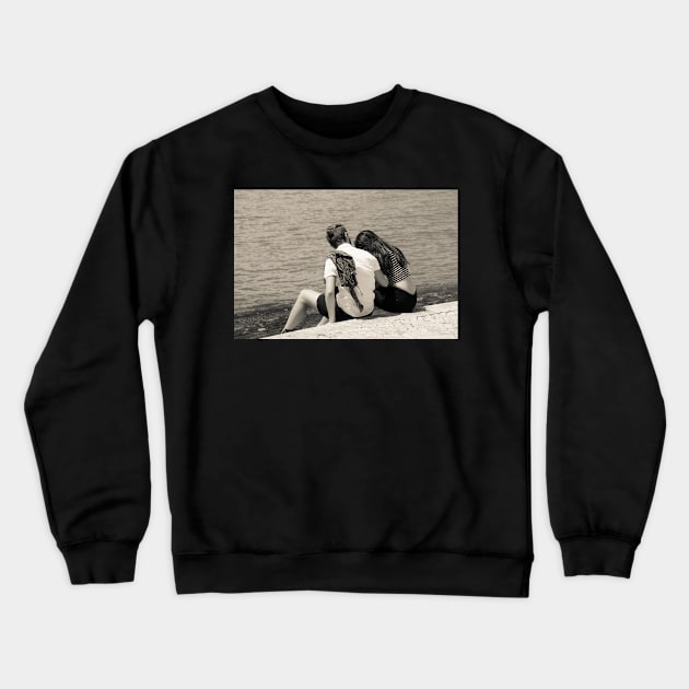 A Moment of Intimacy Crewneck Sweatshirt by newbeltane